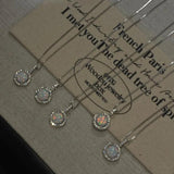 925 Sterling Opal Zircon Sweet Choker Banquet Jewelry