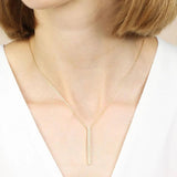 Custom Name Engraved Square Pendant Necklace Stainless Steel Gift Jewelry