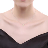 925 Silver Daisy Flower Necklace Jewelry