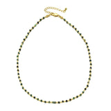 Bohemia Seed Beads Necklaces Tiny Stone Choker INS Girl Clavicle Chain