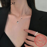 Sterling Silver Butterfly CZ Clavicle Chain Necklace