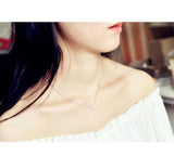 925 Silver Star Zircon Necklace Pendant