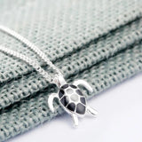 925 Silver Mini Turtle Necklace