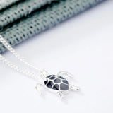 925 Silver Mini Turtle Necklace