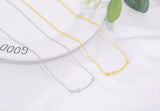 925 Silver Zircon Bone Necklace Pendant for Women