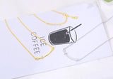 925 Silver Zircon Bone Necklace Pendant for Women