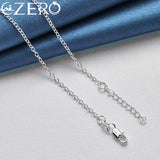 925 Silver Chain Stethoscope/Heart Pendant Necklace 18-Inch for Wedding Party