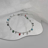 925 Silver Geometric Necklace Choker Women's Jewelry Gift