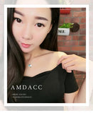 925 Silver Fish Tail Necklace Pendant for Women Lady Gift