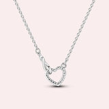 925 Silver Pumpkin Car Necklace Zircon Enamel Design for Women