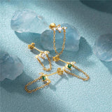 Fringed Diamond Eardrop Women Jewelry Earring Silver 925