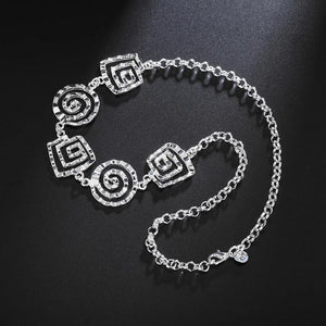 925 Sterling Silver 20 Inch Pendant Necklace for Women Wedding Party
