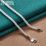 925 Silver 20mm Ball Bead Chain Necklace Wedding Jewelry