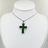 Emerald Pendant S925 Silver Necklace Peridot Turquoise Jewelry Men Women