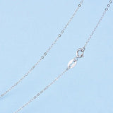 925 Silver Necklace Ingot Twist Chain Bar Box Chain Women