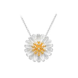 925 Silver Daisy Necklace Wedding Birthday Gift