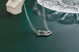925 Silver Horseshoe Necklace Charm Jewelry