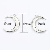 4pcs/Set Layer Moon Pendant Necklace Chains Gothic Jewelry Women Female Chocker
