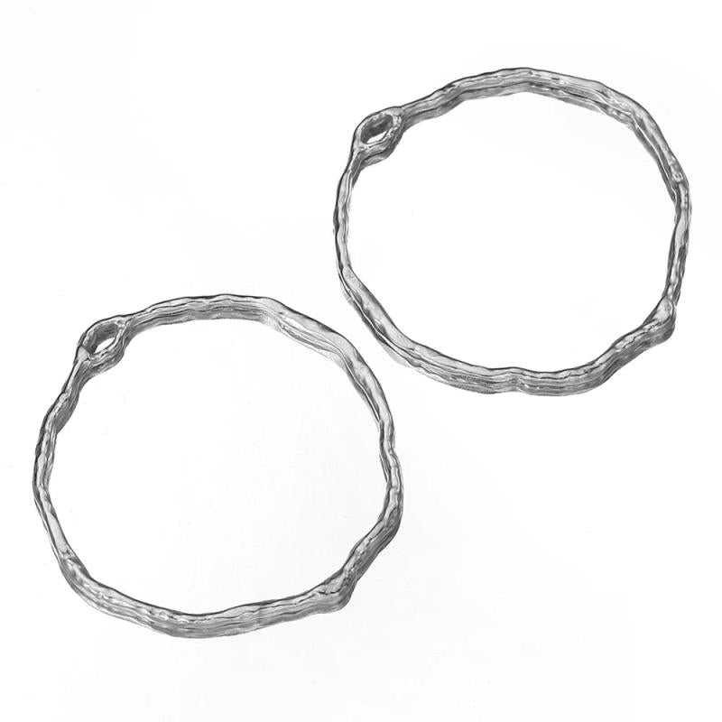 5pcs Stainless Steel Frame Blank Charms for Jewelry Making DIY