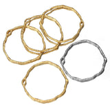 5pcs Stainless Steel Frame Blank Charms for Jewelry Making DIY