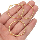 5pcs Stainless Steel Frame Blank Charms for Jewelry Making DIY