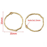 5pcs Stainless Steel Frame Blank Charms for Jewelry Making DIY
