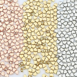 100-400pcs/Lot 6mm CCB Love Heart Spacer Beads for Jewelry Making DIY