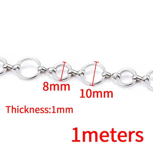 Stainless Steel Rings Chains Jewelry Making Necklace Bracelet