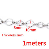 Stainless Steel Rings Chains Jewelry Making Necklace Bracelet