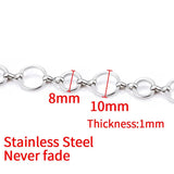 Stainless Steel Rings Chains Jewelry Making Necklace Bracelet