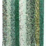 Green Quartz Crystal Lapis Lazuli Aquamarine Beads 2 3 4mm