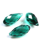20pcs 10x20mm Faceted Crystal Glass Teardrop Beads for Jewelry Making