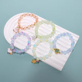 8mm Mix Colors Jewelry Making Kit Two-color Gradient Gemstone Beads