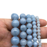 Natural Stone Yellow Jades Beads Round Loose Beads for Jewelry Making