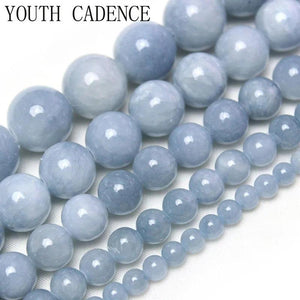 Natural Stone Yellow Jades Beads Round Loose Beads for Jewelry Making