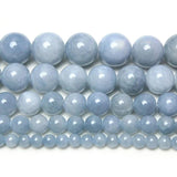 Natural Stone Yellow Jades Beads Round Loose Beads for Jewelry Making