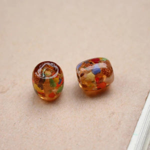 Colorful Lampwork Bead Jewelry Making Accessories Glass Beads DIY Bulk