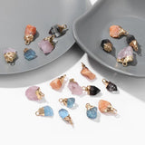 Irregular Rough Stone Pendant Natural Crystal Agates Pendants DIY Jewelry