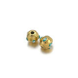 2Pcs Enamel Eye Charms Large Hole Beads for Jewelry Making