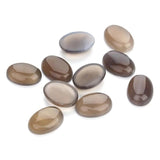 10pcs Oval Agate Stone Loose Beads Multicolor for DIY Jewelry Making