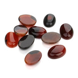 10pcs Oval Agate Stone Loose Beads Multicolor for DIY Jewelry Making