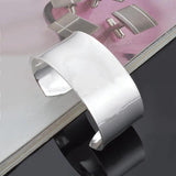 Arrival 925 Silver Bangle Bracelet Women Open Style Jewelry Gift