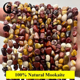 Natural Irregular Peridot Aquamarine Mookaite Sunstone Beads 6-8mm