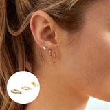 Star Gem 925 Silver Drop Earrings Fine Jewelry Christmas