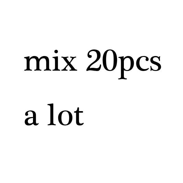 Bulk Mix Colorful Big Hole Glass & Stone Beads for Jewelry Making