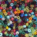 Bulk Mix Colorful Big Hole Glass & Stone Beads for Jewelry Making