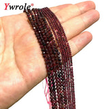 Red Garnet Stone Beads 2-4mm Faceted Round Gemstone