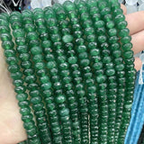 5*8mm Chalcedony Jades Round Spacer Beads for Jewelry Making