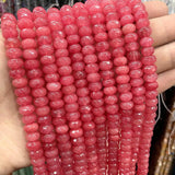 5*8mm Chalcedony Jades Round Spacer Beads for Jewelry Making