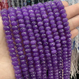 5*8mm Chalcedony Jades Round Spacer Beads for Jewelry Making